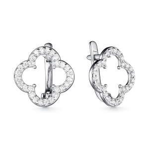 С-4613-Р Серьги (Ag 925)