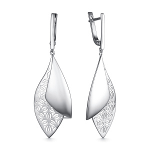 С-4889-Р Серьги (Ag 925)