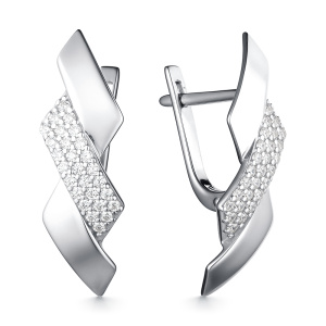 С-4866-Р Серьги (Ag 925)