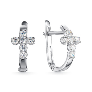 С-4345-Р Серьги (Ag 925)