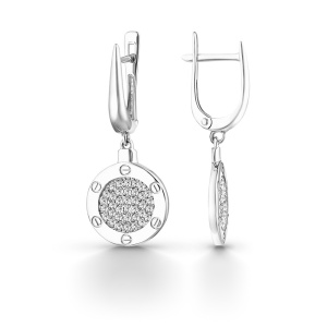 с4848 Серьги (Ag 925)